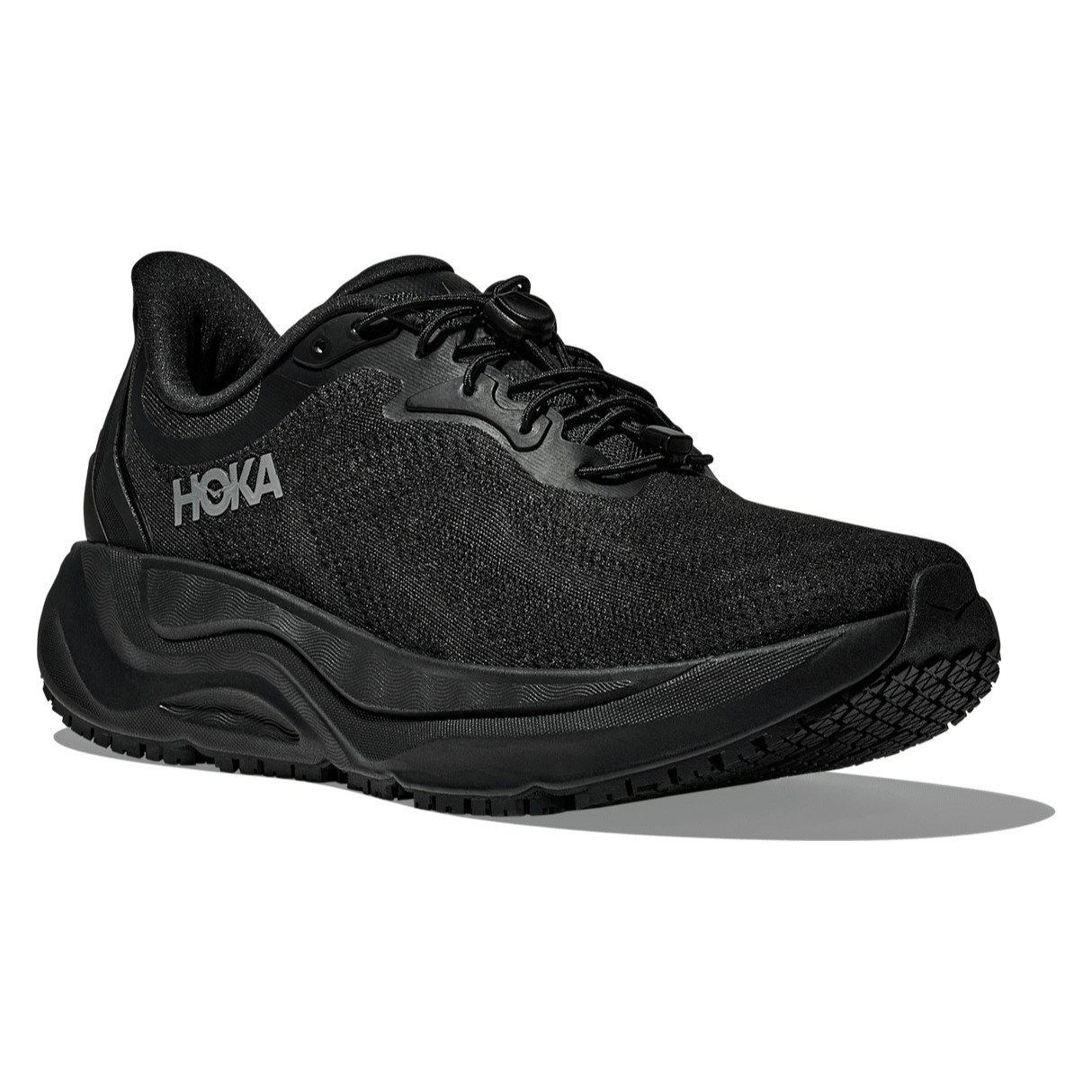 Hoka Arahi SR - Womens Walking Shoes - Black/Black - image 6