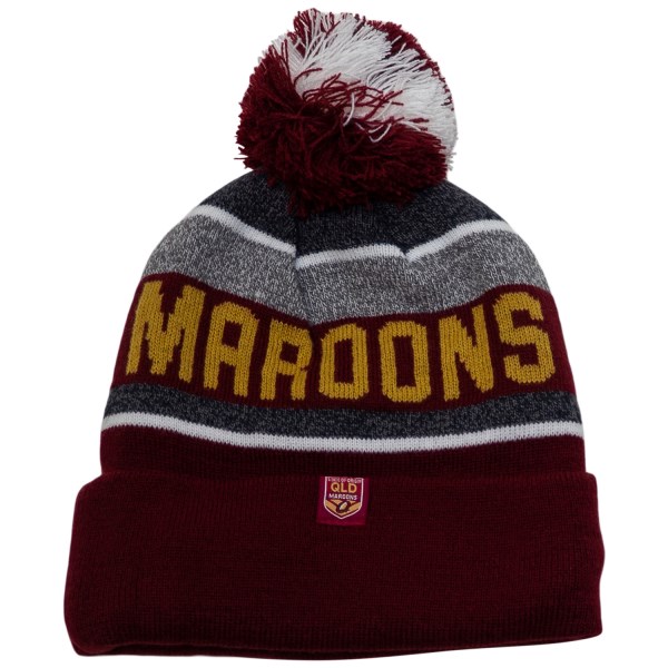 Burley Sekem Queensland Maroons State Of Origin Tundra Beanie - QLD Maroons