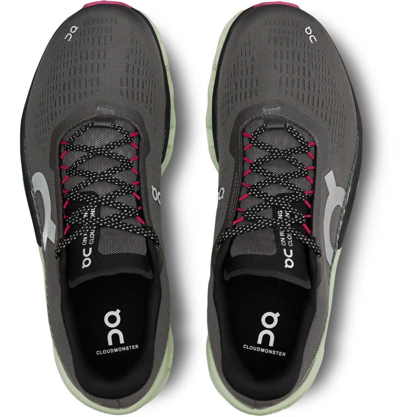 On Cloudmonster 2 - Mens Running Shoes - Asphalt/Lima