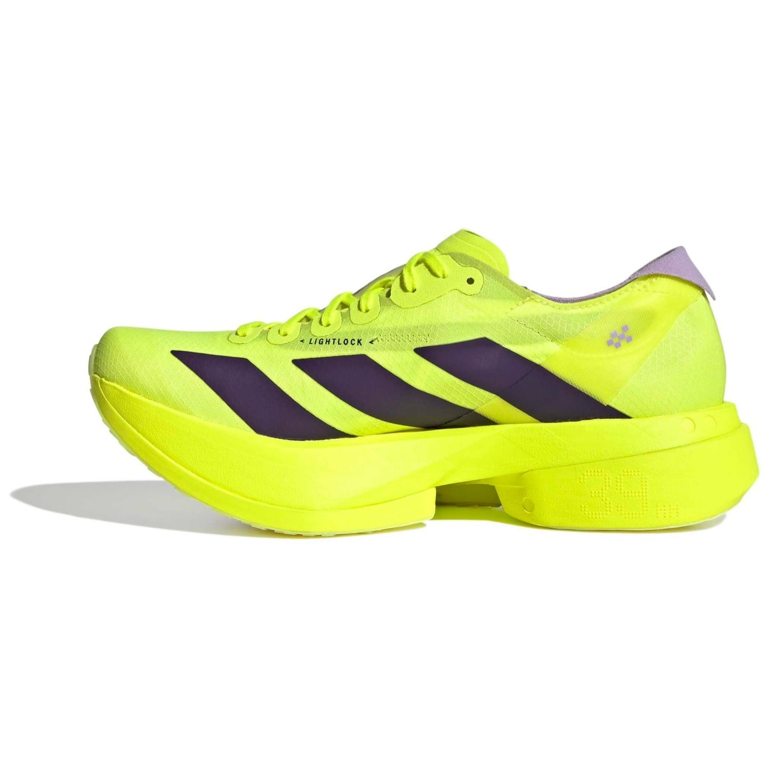 adidas Adizero Adios Pro 4 - Womens Racing Shoes - Solar Yellow/Aurora Plum/Powder Plum
