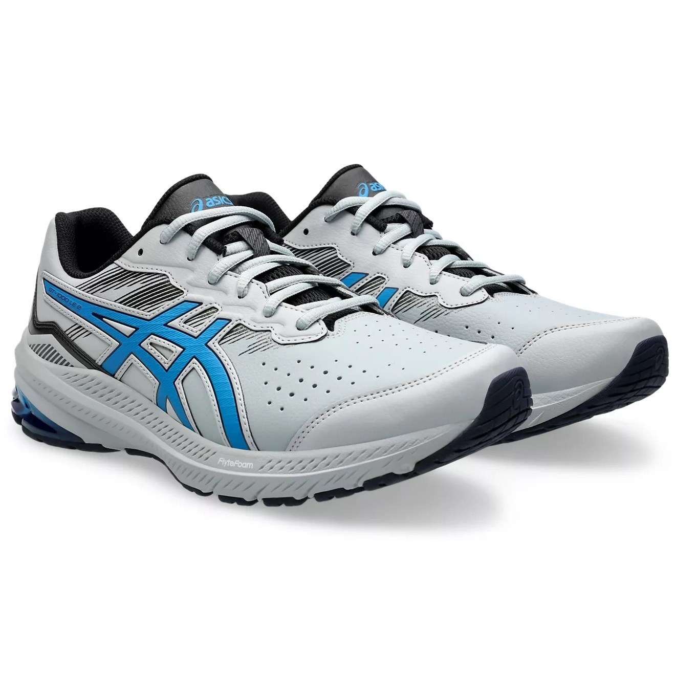 Asics GT-1000 LE 2 - Mens Cross Training Shoes - Piedmont Grey/Directoire Blue