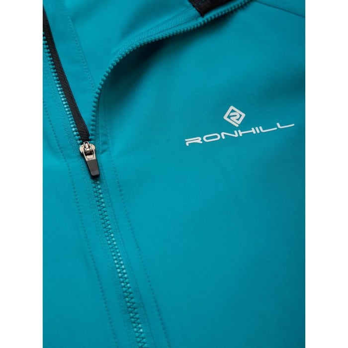Ronhill Core Womens Running Jacket - Azure / Bright White