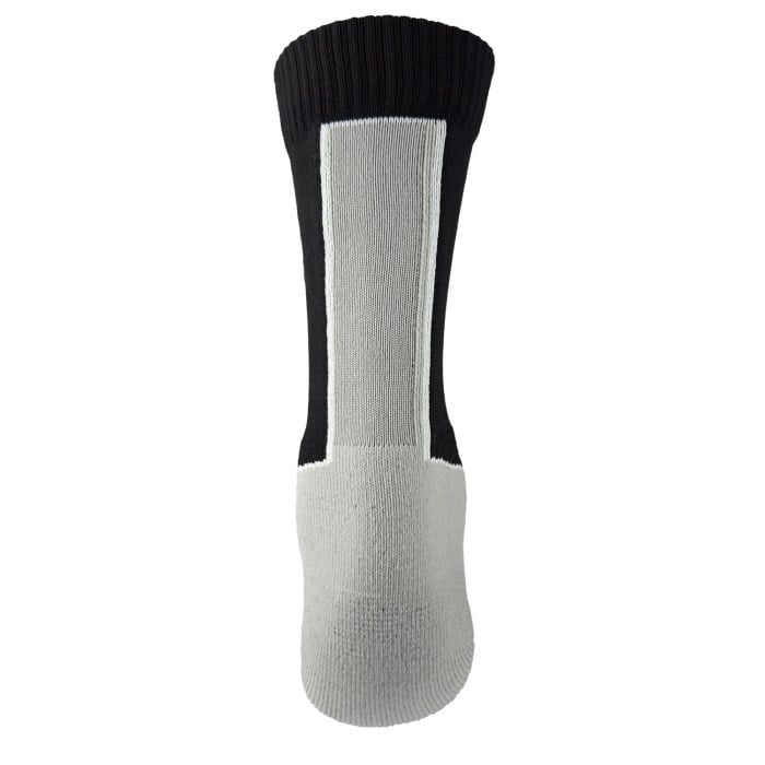 1000 Mile Run Crew 25 Repreve Mens Running Socks -  Twin Pack - Black/Grey