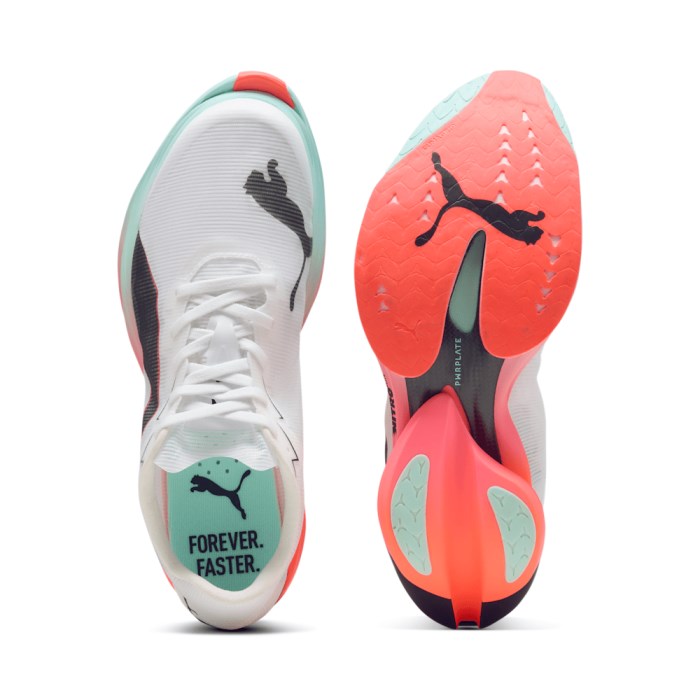 Puma Fast R3s Puma Fast-R 3 Nitro Elite - Mens Racing Shoes - White/Glowing Red/Mint ...