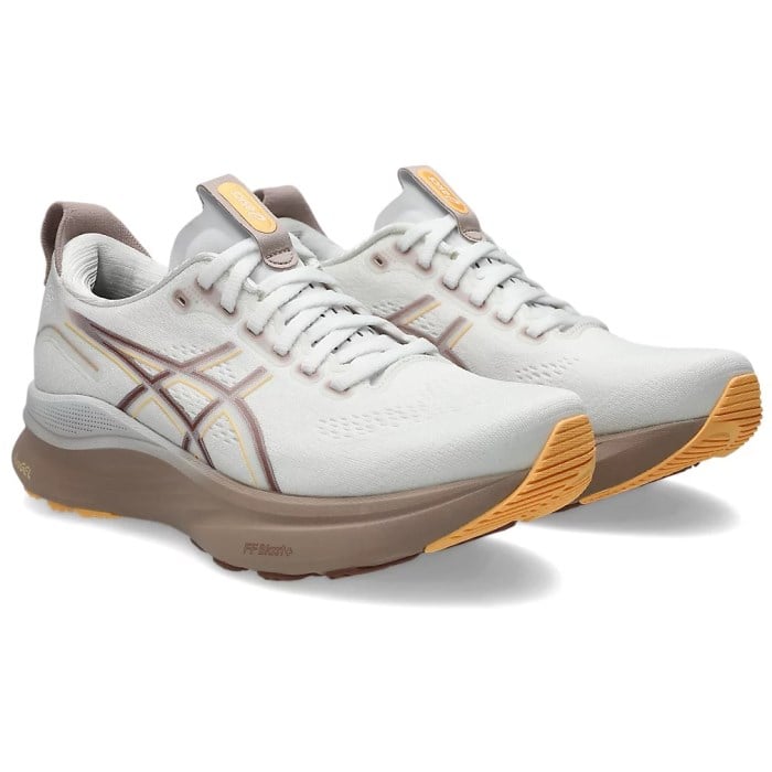 Asics Gel Kayano 32 - Womens Running Shoes - White/Orange Glow