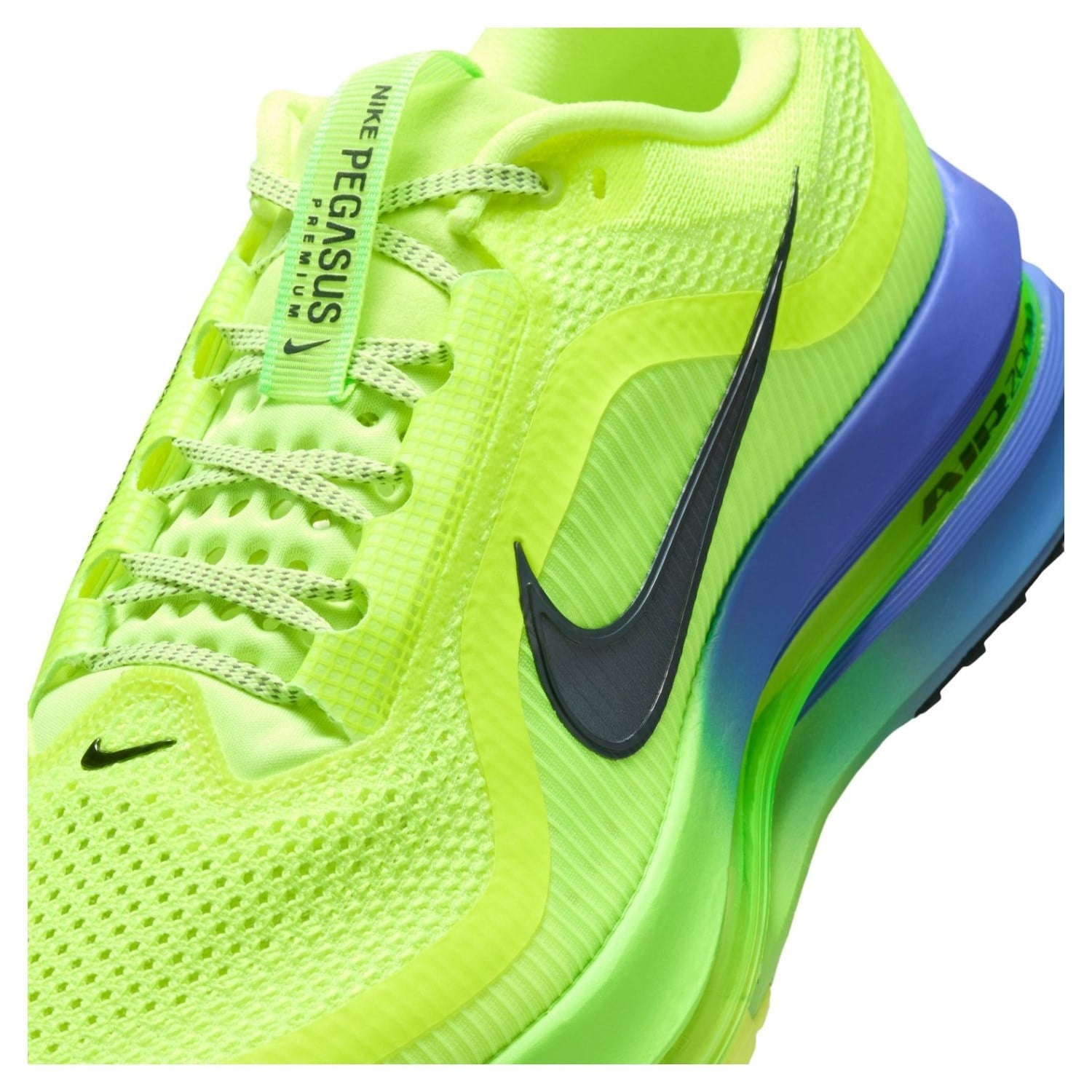 Nike Pegasus Premium - Mens Running Shoes - Volt Ice/Black Spruce/Lime Blast