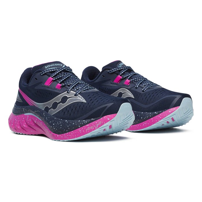 Saucony Endorphin Speed 4 - Womens Running Shoes - Navy/Fuchsia