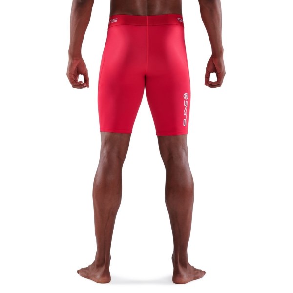Skins Series-1 Mens Compression Half Tights - Red