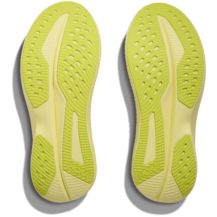 Hoka Mach 6 - Womens Running Shoes - White/Neon Hoka Citrus