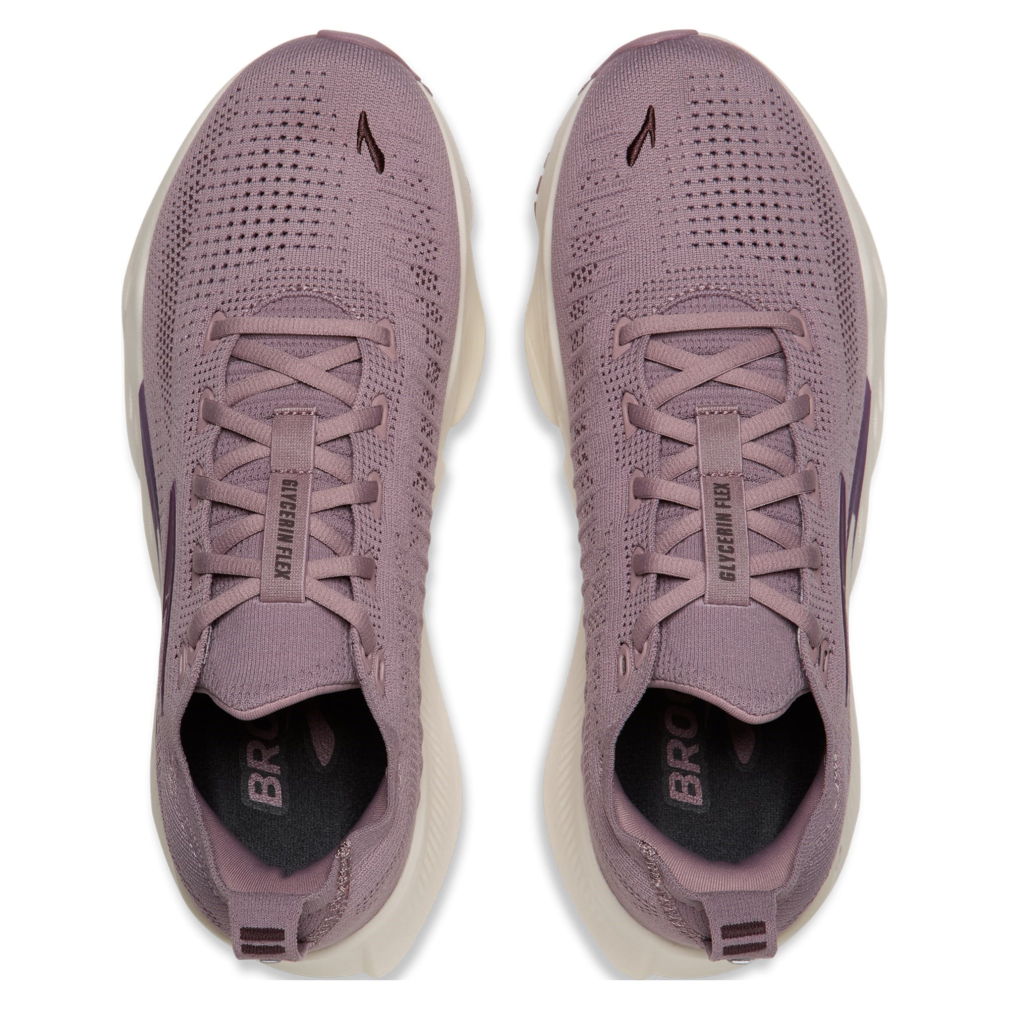 Brooks Glycerin Flex - Womens Running Shoes - Rose/Raisin/Metallic - image 4