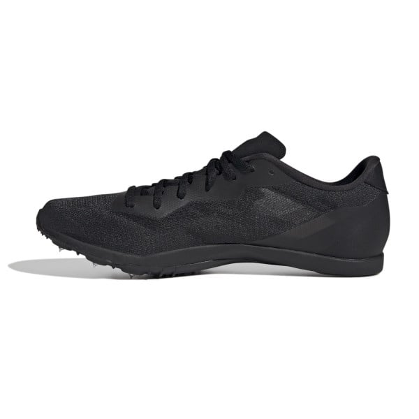 Adidas Adizero DistanceStar - Unisex Track and Field Spikes - Core Black/Zero Metallic/Spark