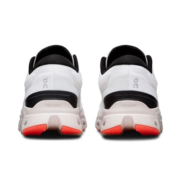 On Cloudstratus 3 - Womens Running Shoes - White/Sand