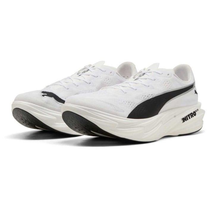 Puma Deviate Nitro Elite 4 - Mens Running Shoes - Puma White/Puma Black