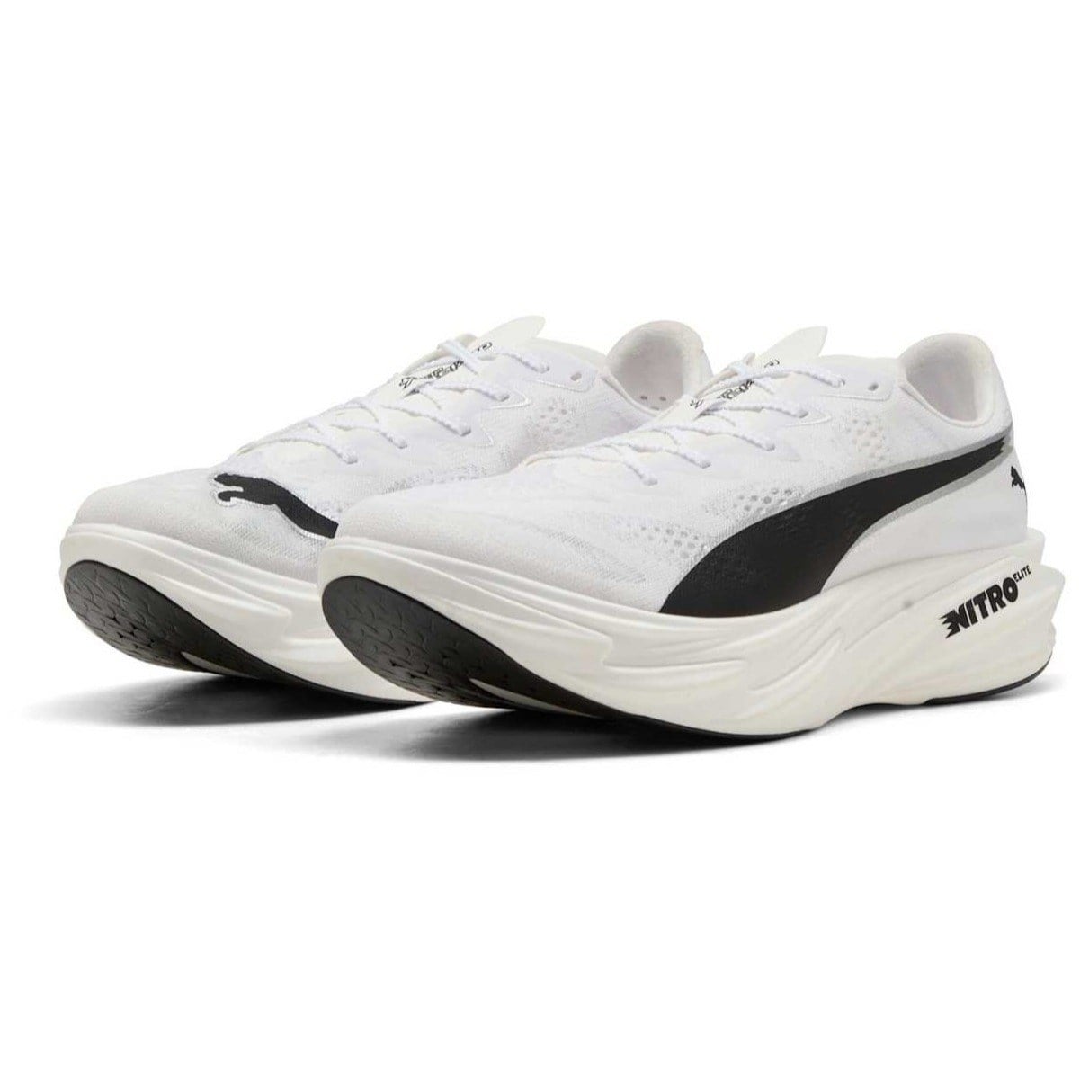 Puma Deviate Nitro Elite 4 - Mens Running Shoes - Puma White/Puma Black