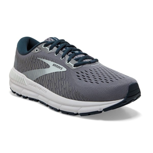 Brooks Addiction GTS 15 - Womens Running Shoes - Grey/Navy/Aqua