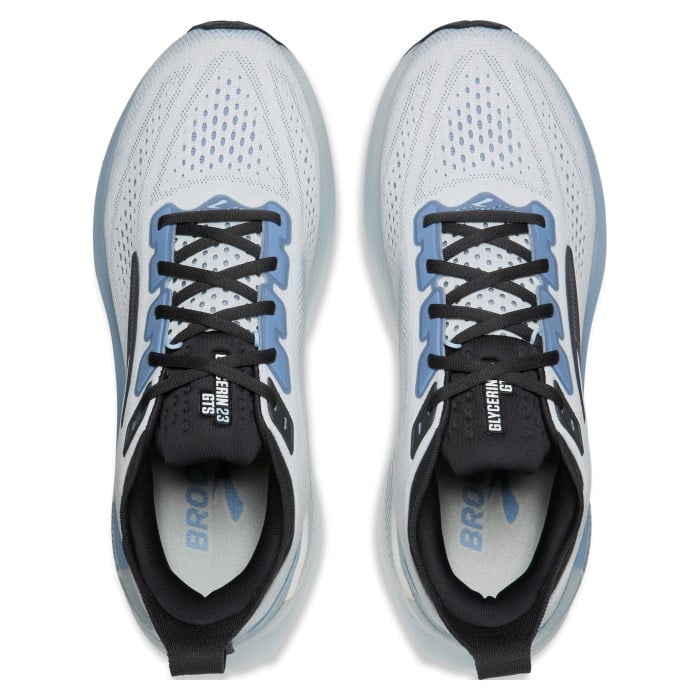 Brooks Glycerin GTS 23 - Mens Running Shoes - White/Rain/Baltic Sea - image 4