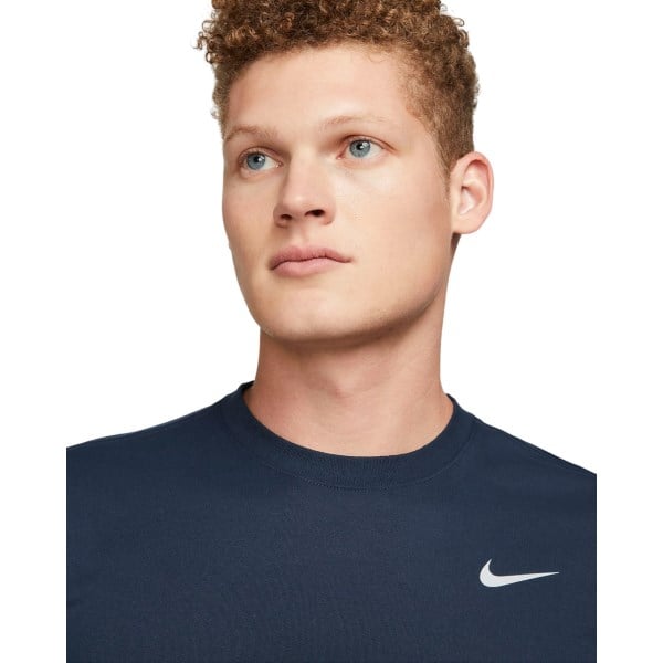 Nike Dri-Fit Mens Training T-Shirt - Obsidian/Matte Silver