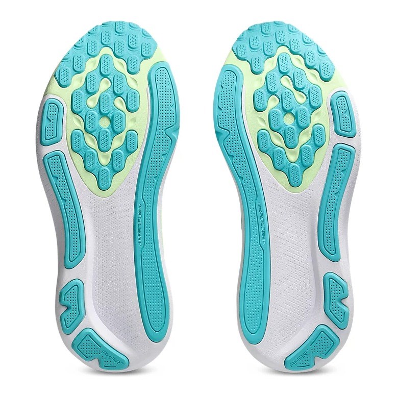 Asics Gel Kayano 33 - Mens Running Shoes - White/Energy Aqua - image 4