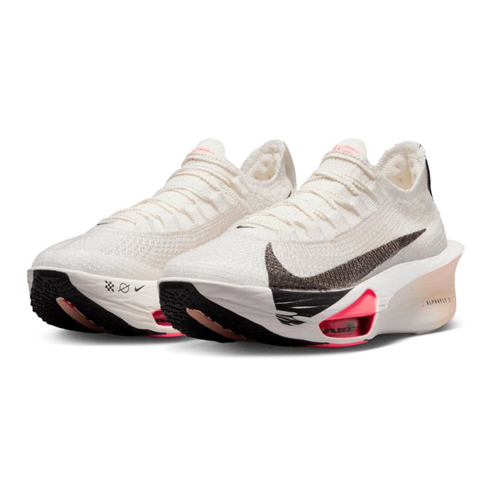 Nike Air Zoom Alphafly 3 - Womens Racing Shoes - Sail/Black/Crimson Tint/Guava Ice