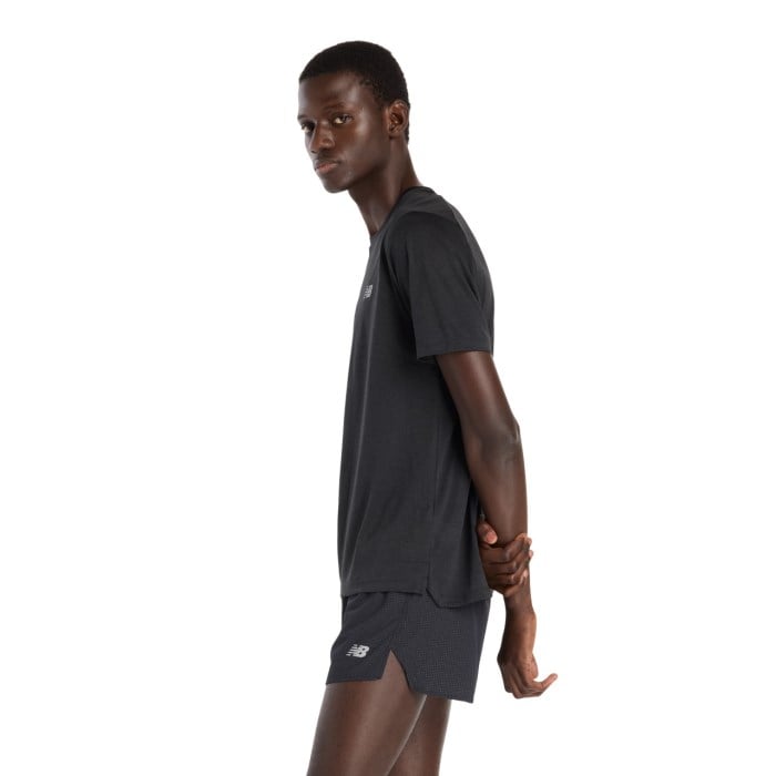 New Balance Athletics Graphic Mens Short Sleeve Top - Black