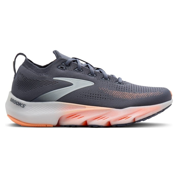 Brooks Glycerin Flex - Womens Running Shoes - Grey/Peach/Orange