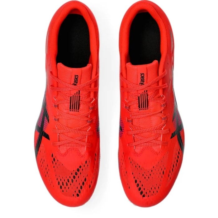 Asics Hyper MD 8 - Mens Middle Distance Track Spikes - Flash Red/Black