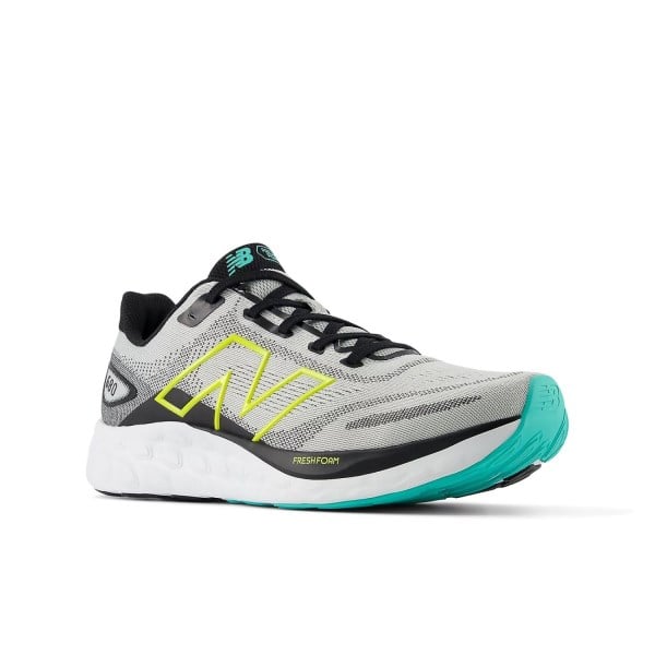 New Balance Fresh Foam 680v8 - Mens Running Shoes - Brighton Grey/Black/Cyber Jade
