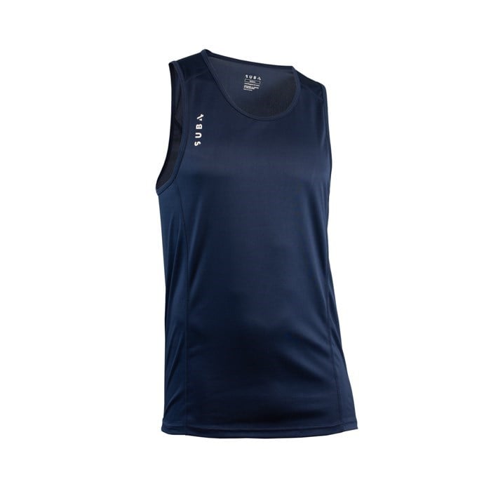 Sub4 Action Mens Running Singlet - Navy
