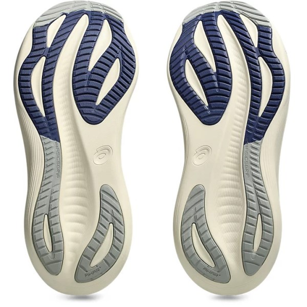 Asics Gel Nimbus 27 - Mens Running Shoes - Birch/Indigo Blue