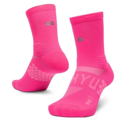 SHYU Crew Racing Socks - Pink/Pink/Pink