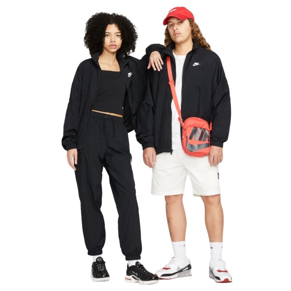 Nike Sportswear Essential Windrunner Woven Womens Jacket - Black/Black/White