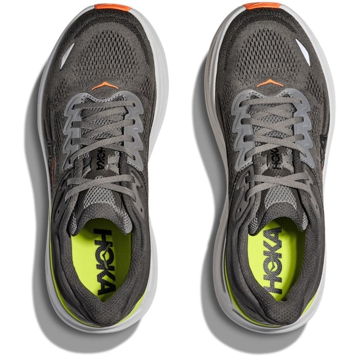 Hoka Bondi 9 - Mens Running Shoes - Asphalt Grey/Gravel