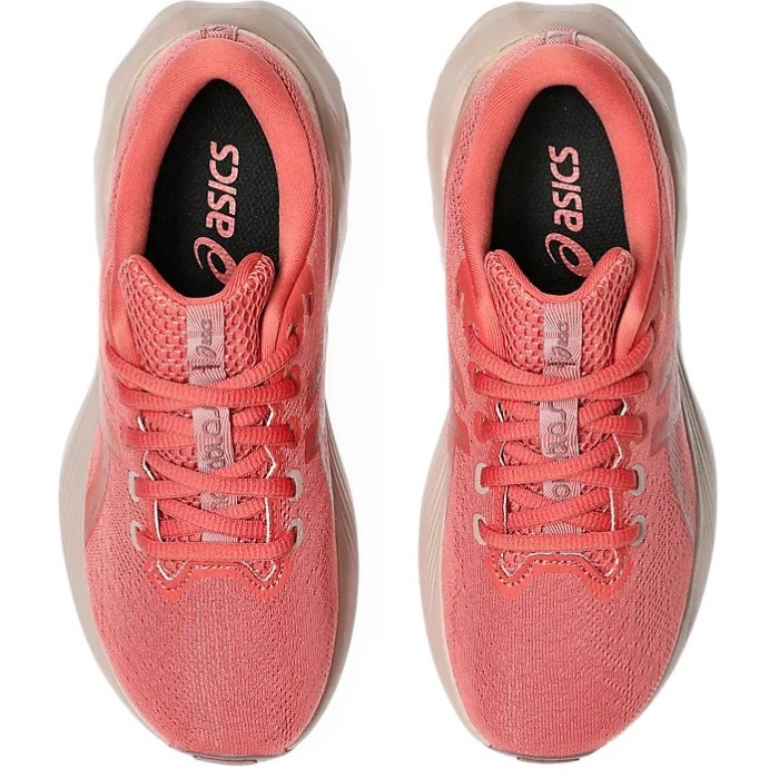 Asics NovaBlast 5 GS - Kids Running Shoes - Dark Pink Clay/Rubble Red