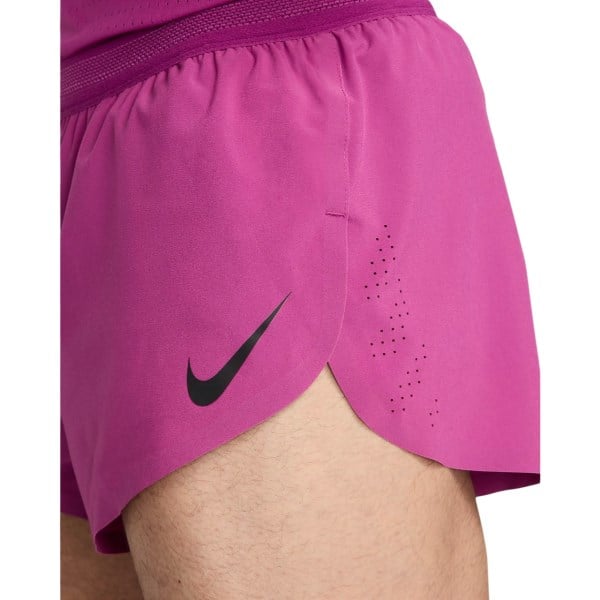 Nike Aeroswift 2 Inch Brief-Lined Mens Running Shorts - Hot Fuchsia/Black