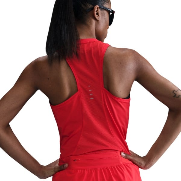 Nike Swift Dri-Fit Running Tank - Womens - Light Crimson