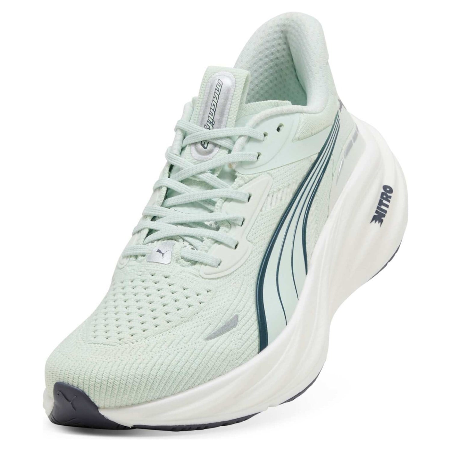 Puma Magnify Nitro 3 - Womens Running Shoes - Sage Glow/Inky Depths - image 5