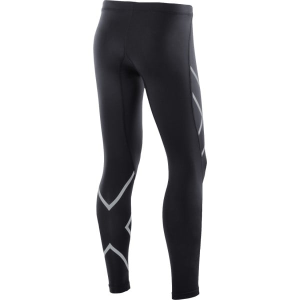 2XU Kids Girls Compression Long Tights - Black/Silver