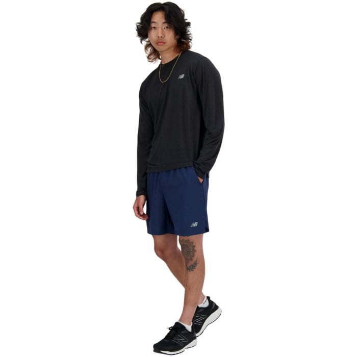 New Balance Athletics Mens Long Sleeve T-Shirt - Black