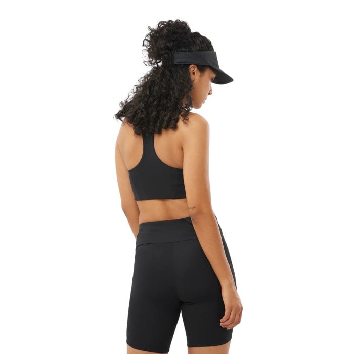 Salomon Shakeout Core Womens Sports Bra - Deep Black
