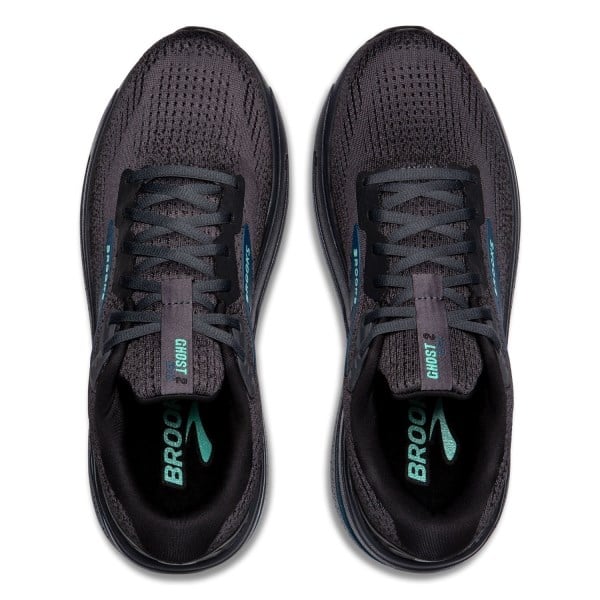 Brooks Ghost Max 2 - Mens Running Shoes - Ebony/Cockatoo/Blue Sap