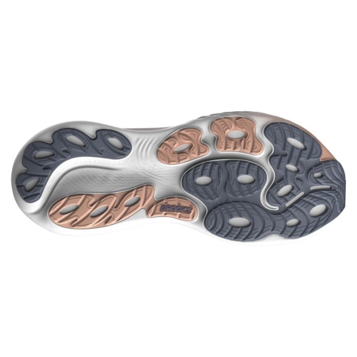 Brooks Adrenaline GTS 25 - Womens Running Shoes - Oyster Mushroom/Peach/Grape - image 2