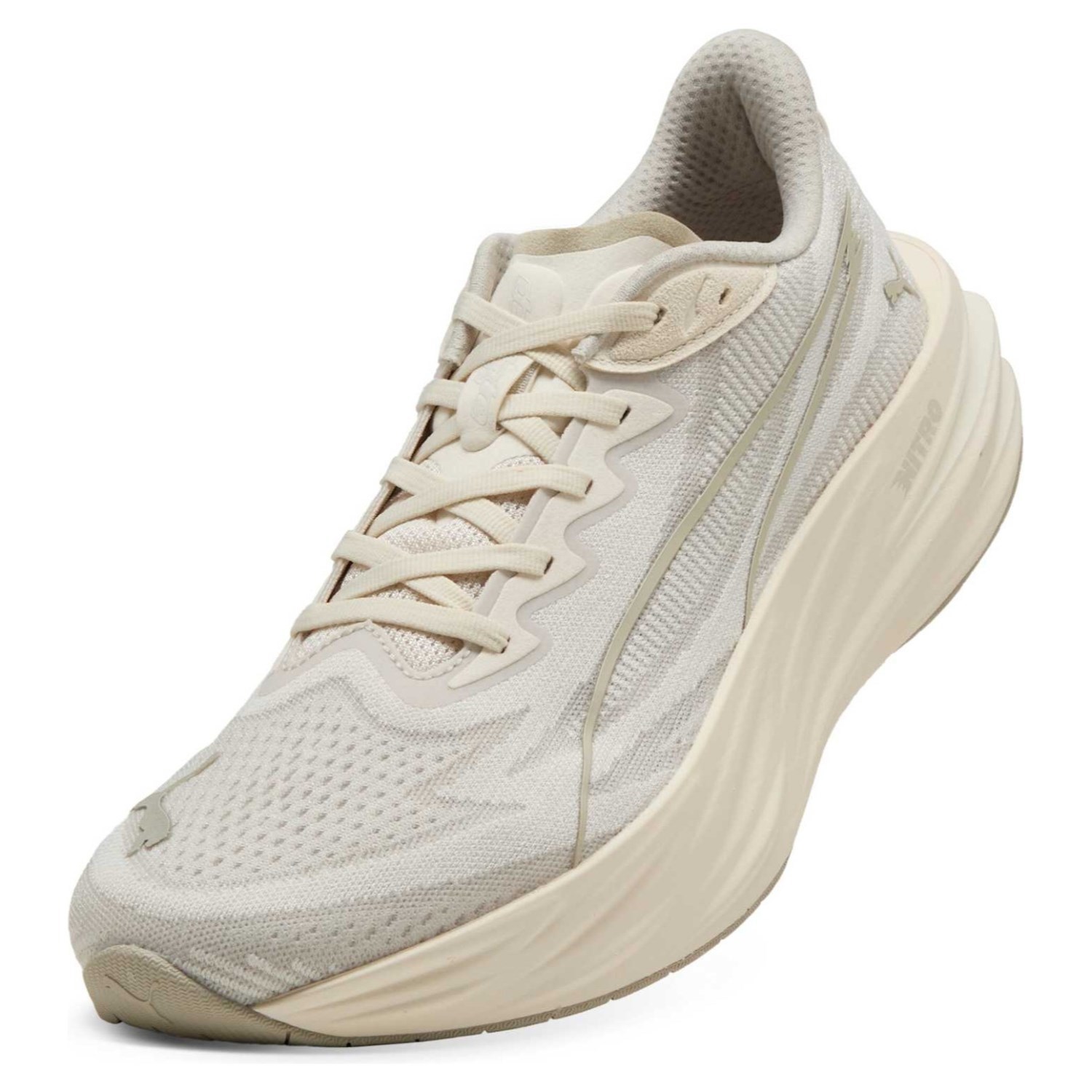 Puma Deviate Pure Nitro - Womens Running Shoes - Alpine Snow/Warm White - image 5