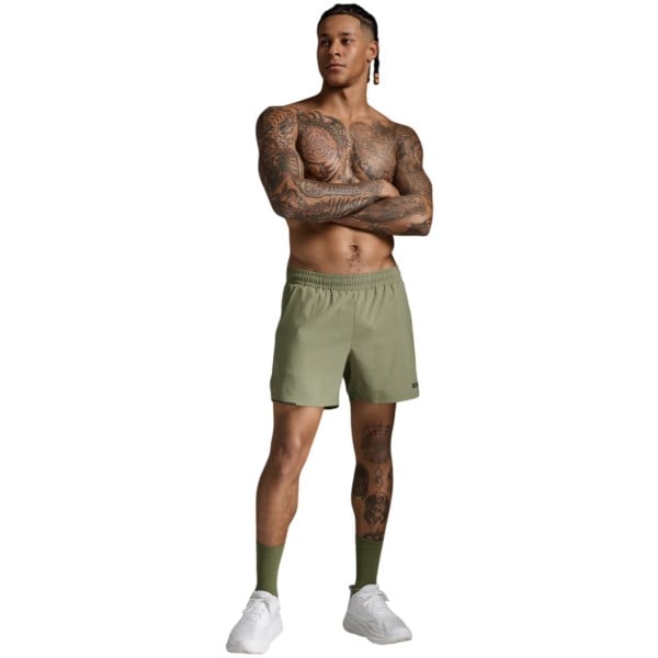 2XU Aero 5 Inch Mens Running Shorts - Hunter/Black Reflective