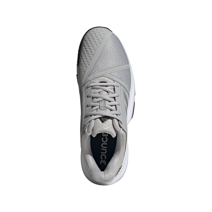 Adidas CourtJam Bounce - Mens Tennis Shoes - Grey Two/Silver Metallic/Black