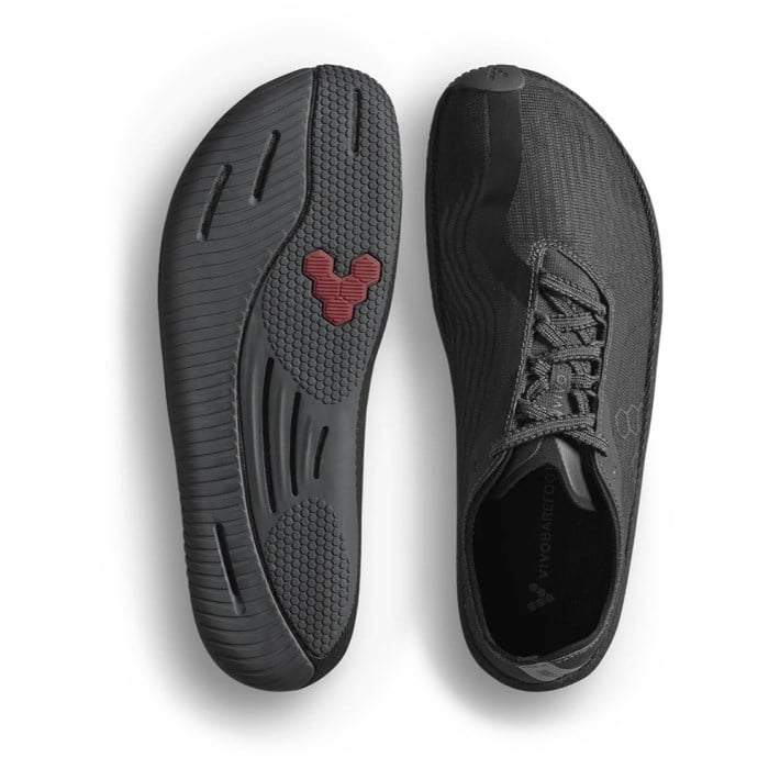 Vivobarefoot Primus Flow - Mens Running Shoes - Dark Shadow