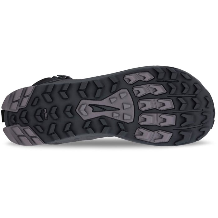 Altra Lone Peak 9 Mid Waterproof - Mens Hiking Shoes - Black/Grey