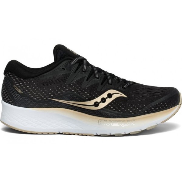 Saucony Ride ISO 2 - Womens Running Shoes - Black/Gold