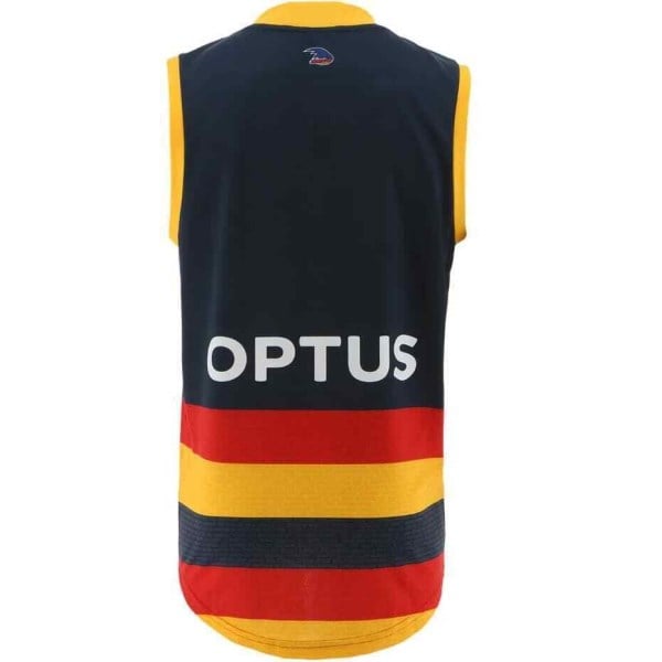 ONeills Crows FC 2021-2022 Replica Home Mens Sleeveless Football Guernsey - White/Navy/Red
