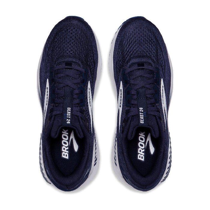 Brooks Beast GTS 24 - Mens Running Shoes - Peacoat/True Navy/White