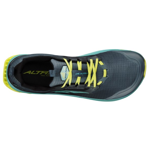 Altra Lone Peak 8 - Mens Trail Running Shoes - Black/Green Strike